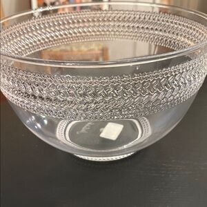 Juliska Clear Textured Plastic Bowl